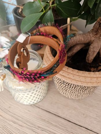 Ceinture Plume fantaisie jusque 90 cm