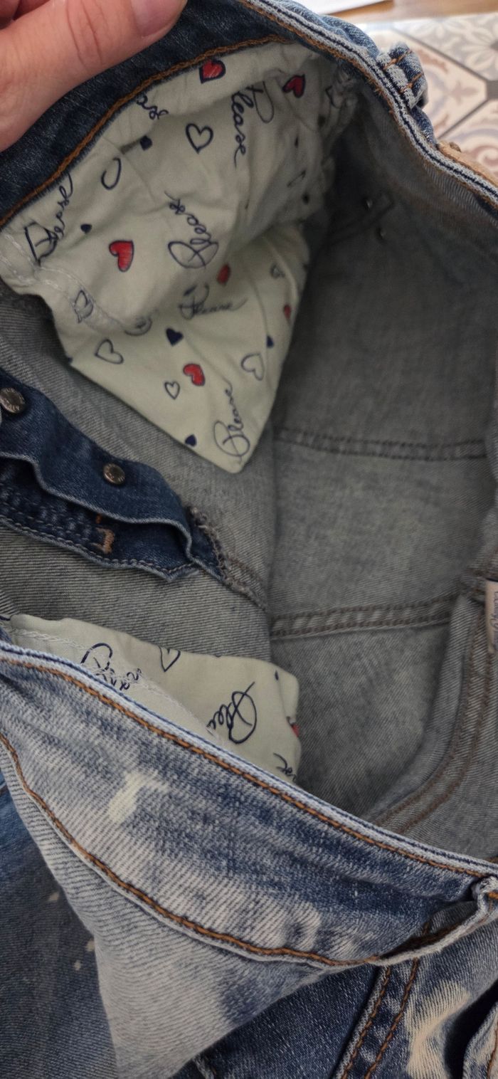 Jean Please Luxury Vintage 🇮🇹 – coupe slim effet usé – T.S (36/38) – excellent état ko - photo numéro 5