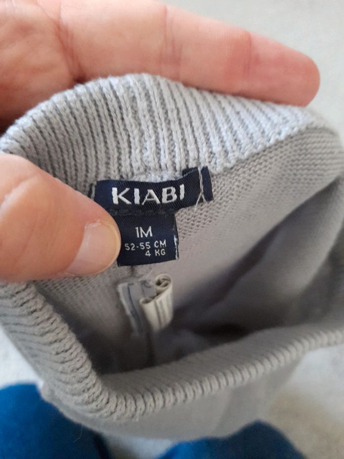 Pantalon bébé avec pieds 1 mois. - photo numéro 3