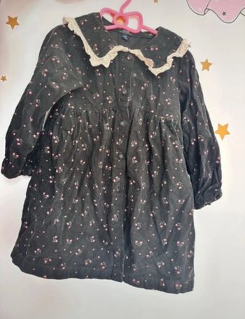 Robe en velours, bébé fille kiabi taille 24 mois