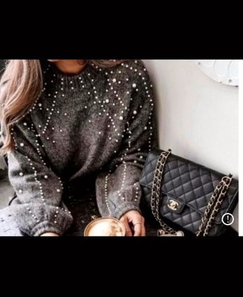 Pull-over à perles