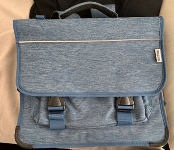 Cartable neuf, coloris jean's