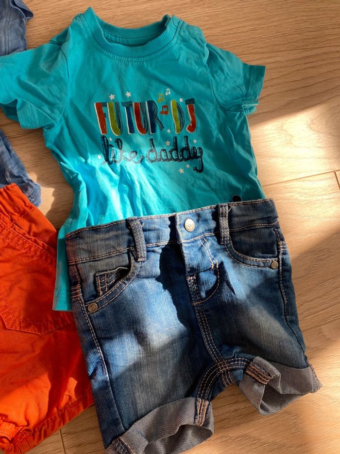 Lot orchestra 3 mois neuf shorts gilet t shirts - photo numéro 4
