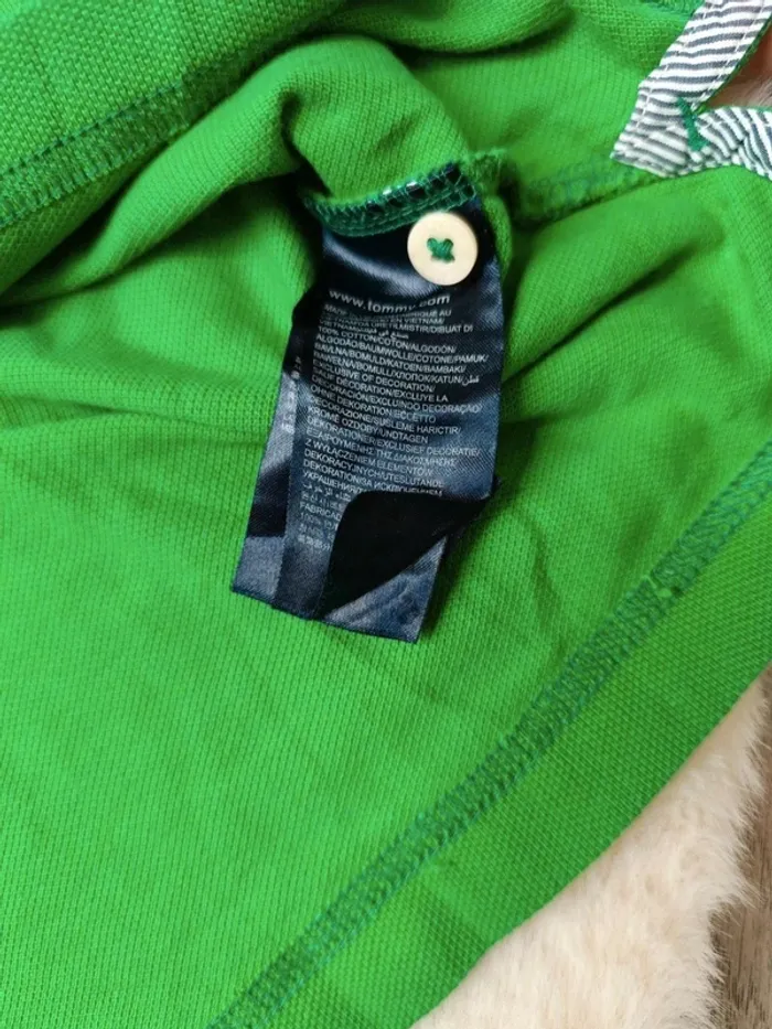 💚 Polo vert Tommy Hilfiger Slim Fit – Taille M 💚 - photo numéro 4
