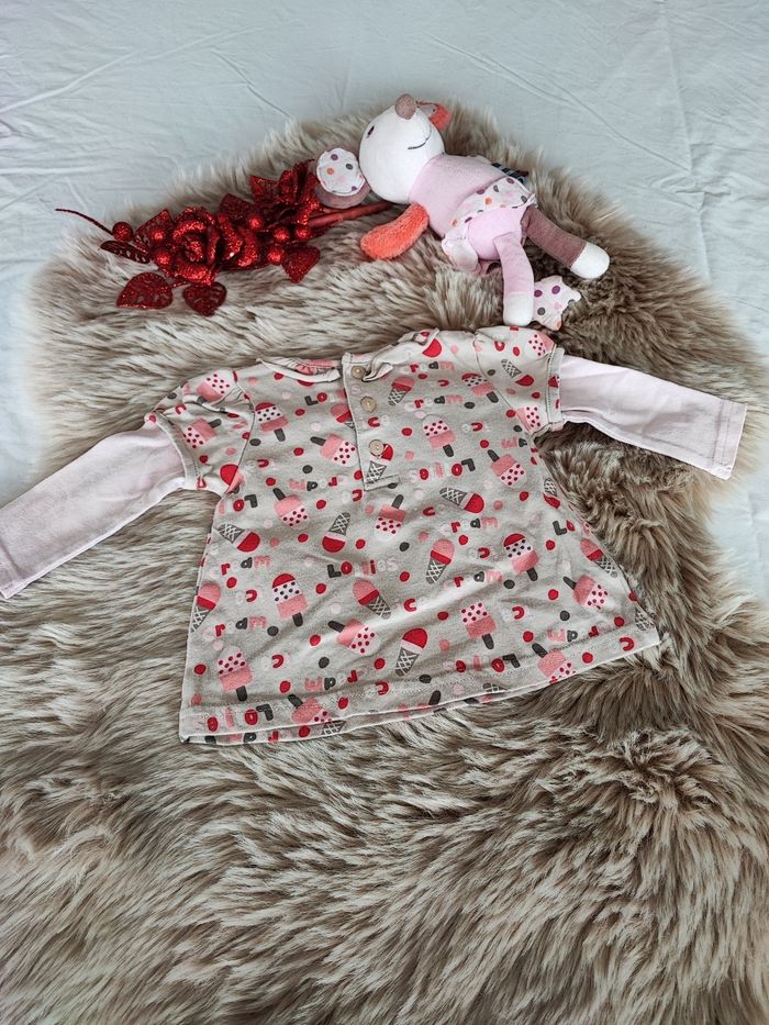 Ensemble beige glace 3 mois - photo numéro 4