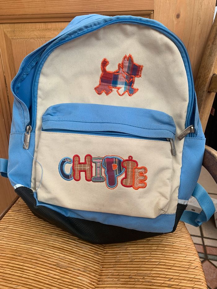 Sac à dos bleu ciel Chipie - photo numéro 2