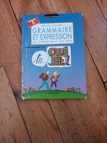 Livre Grammaire et expression en état satisfaisant