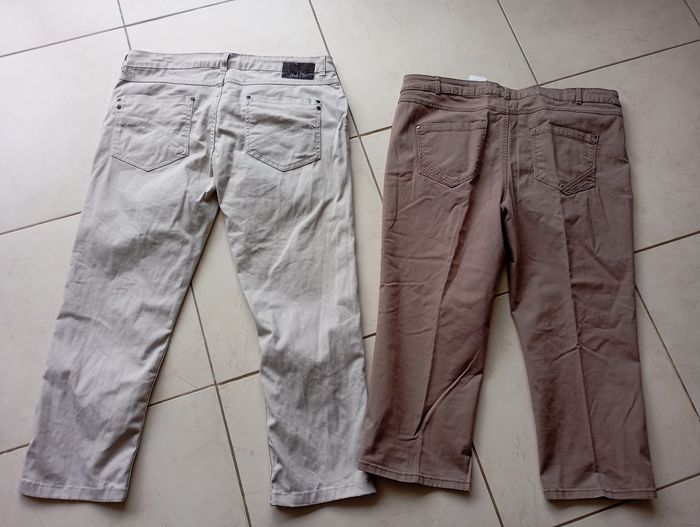 Lot de 2 pantacourts femme taille 46 - photo numéro 3