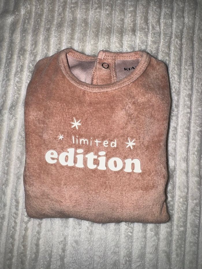 Pyjama type velour - Mixte/fille/garcon - Kiabi - 6 mois - Excellent état