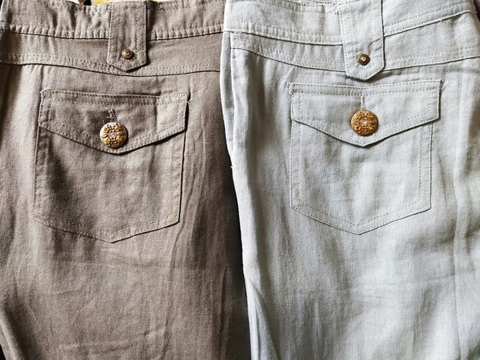 Pantalon d'été vert d'eau irisé 48 - photo numéro 12