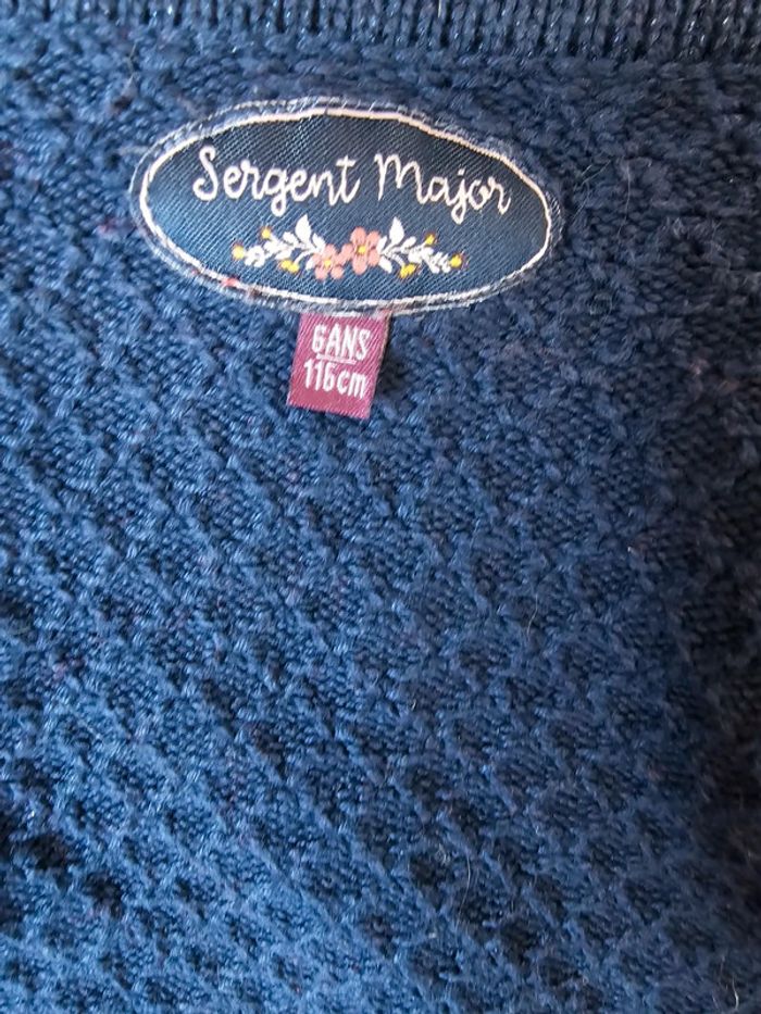 Gilet bleu sergent major 6 ans - photo numéro 10