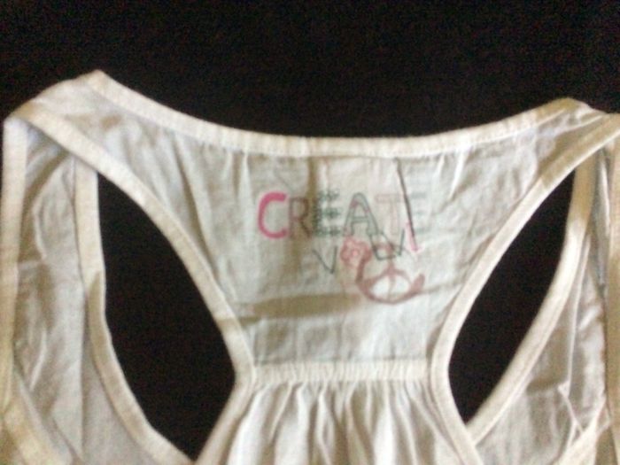 Débardeur blanc fille - photo numéro 4