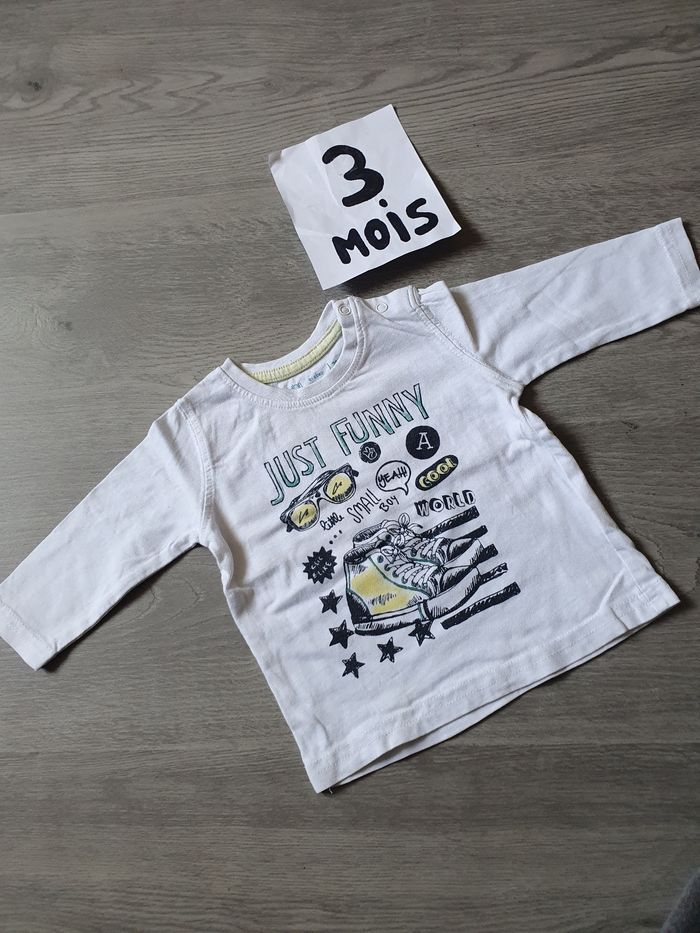 Maillot t-shirt 3mois garçon