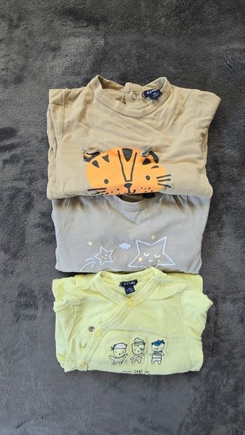 Lot de 3 pyjamas bébé kiabi