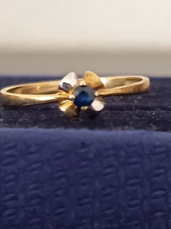 Bague plaqué argent.