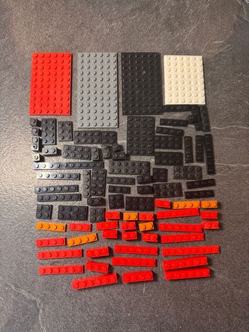 Lot LEGO briques plaques vrac construction