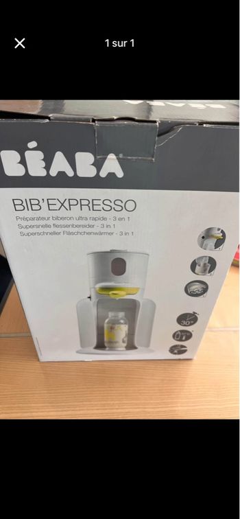Bib expresso bébé 