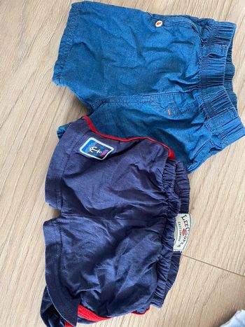 Lot de 2 Shorts en 3 mois