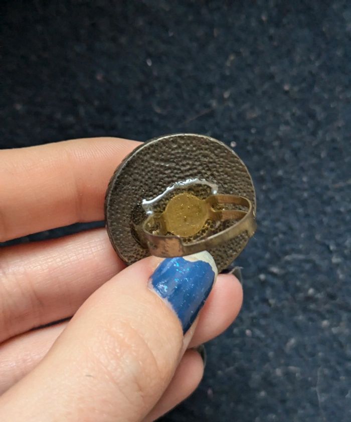 Bague ronde style vintage - photo numéro 3