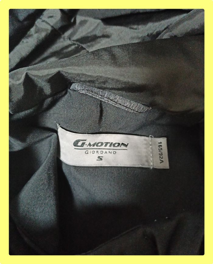 Veste noire G-Motion Giordano – Taille S (165/92A) - photo numéro 3
