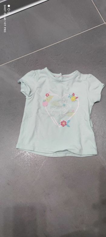 Tee shirt vert d'eau