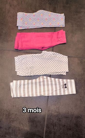 Lot de jolis pantalons 3 mois  Plusieurs marques