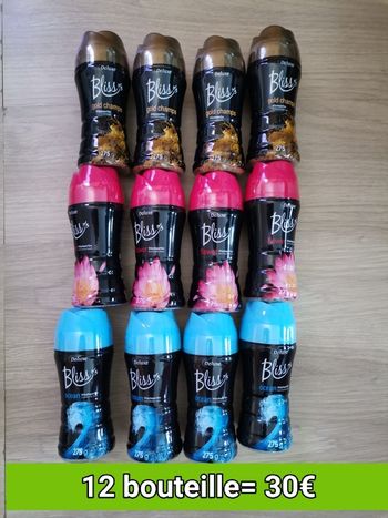 12 parfum d'adoucissant a linge 275gr