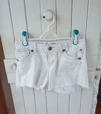 Short en jean blanc 36 house of denim