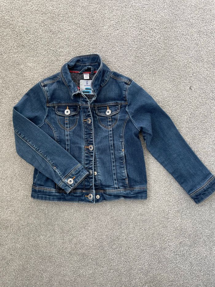 Veste en jean fille Okaidi taille 6 ans - photo numéro 4
