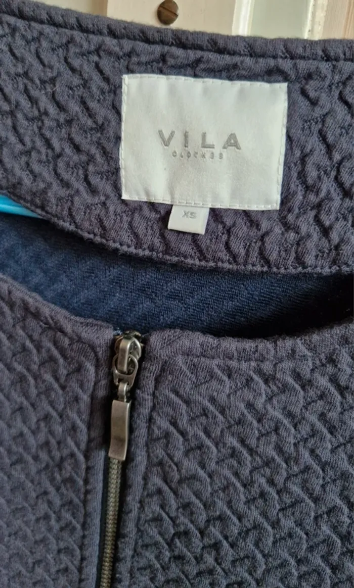 Veste bleu marine Vila XS - photo numéro 3