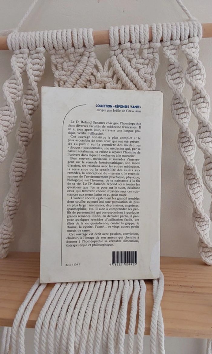 Livre Homéopathie  et langage du corps Dr Roland Sananes - photo numéro 2