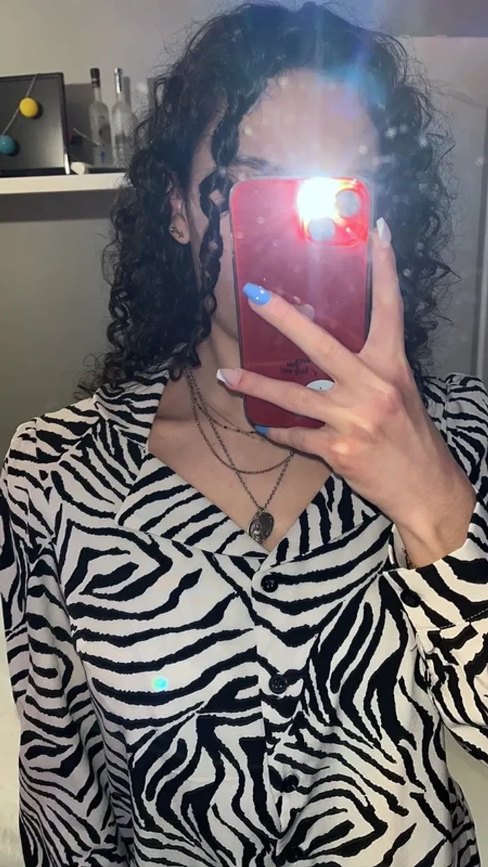Chemise effet Zèbre Shein - photo numéro 4