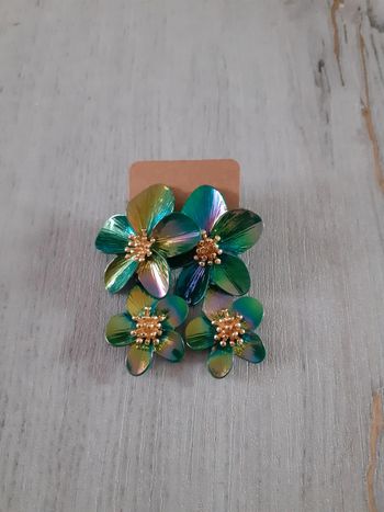 Boucles d'oreilles fleurs