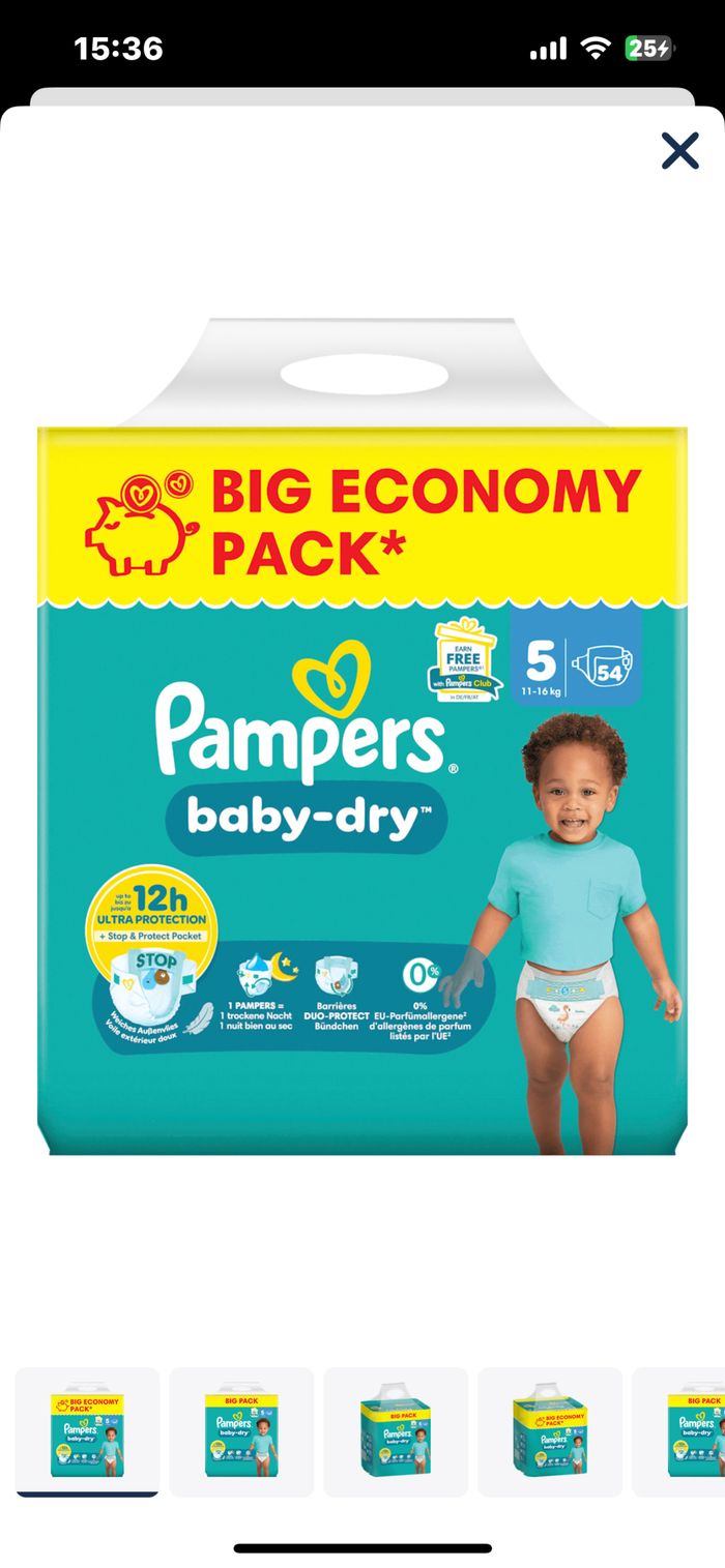 3 paquet Pampers t5