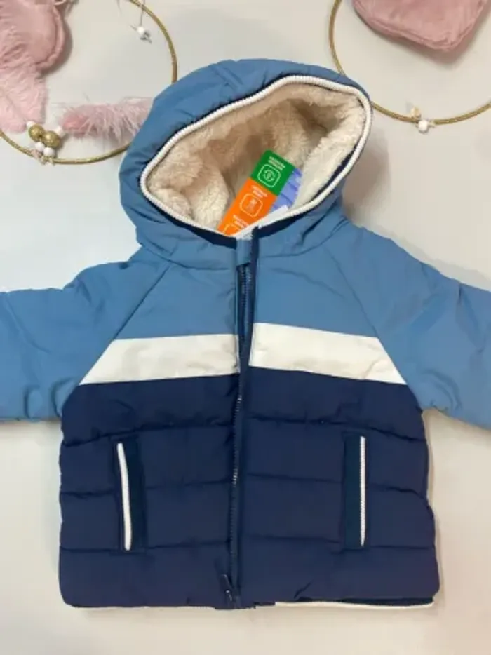 Doudoune bébé garçon - capuche - neuf - Obaïbi - Taille 12 mois - photo numéro 5