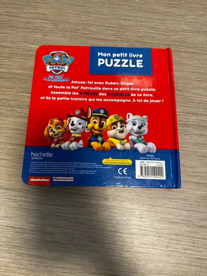 Livre puzzle pat patrouille - photo numéro 3