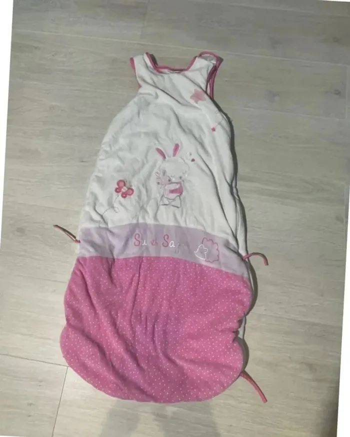 Gigoteuse turbulette fille Mots d'Enfants 36 mois 3 ans ajustable