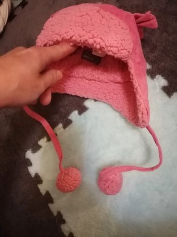 Bonnet rose neuf 47cm