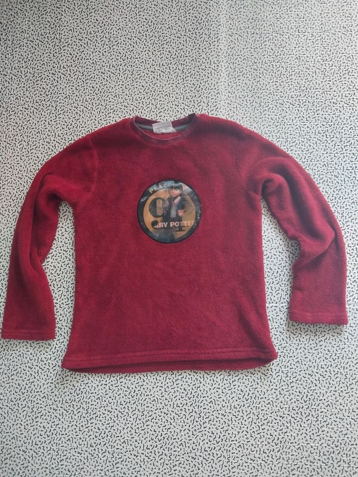 Haut de pyjama Harry Potter rouge – Taille 10 ans (140 cm)