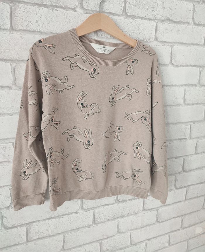 Pull H&M Lapin – Taille 4/6 ans - photo numéro 2