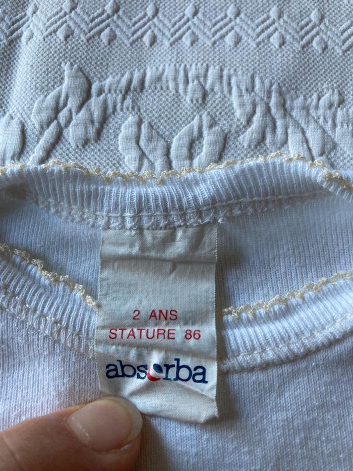 Maillot de corps Absorba 2 ans 24 mois - photo numéro 3
