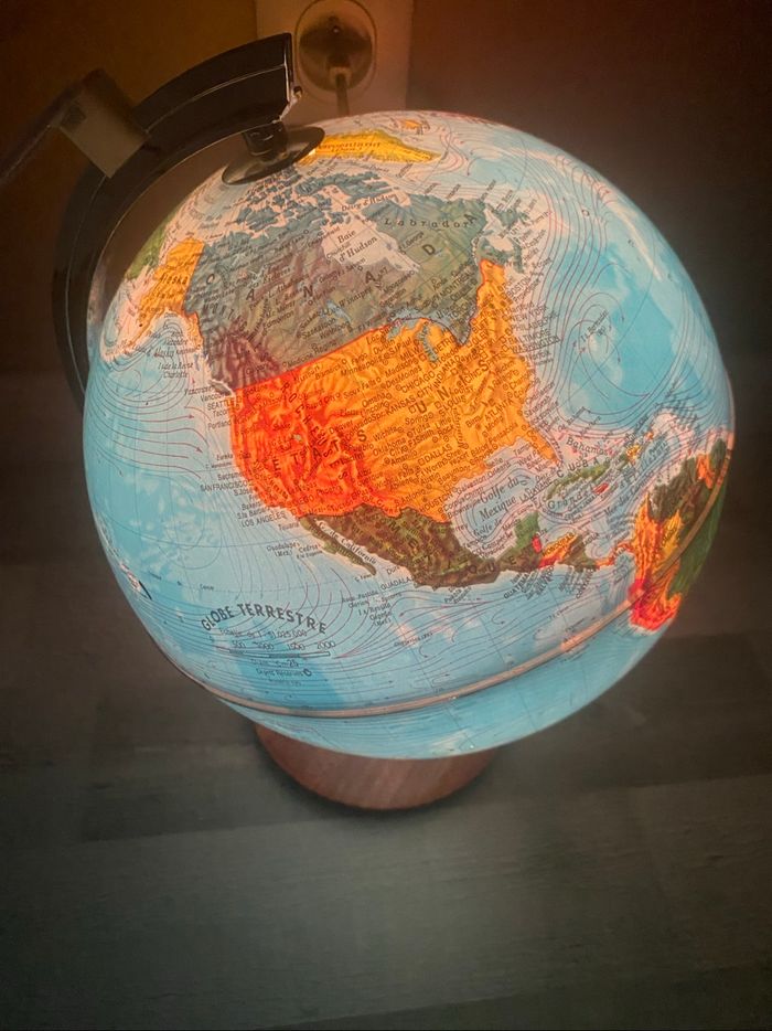 Mappemonde vintage - photo numéro 6