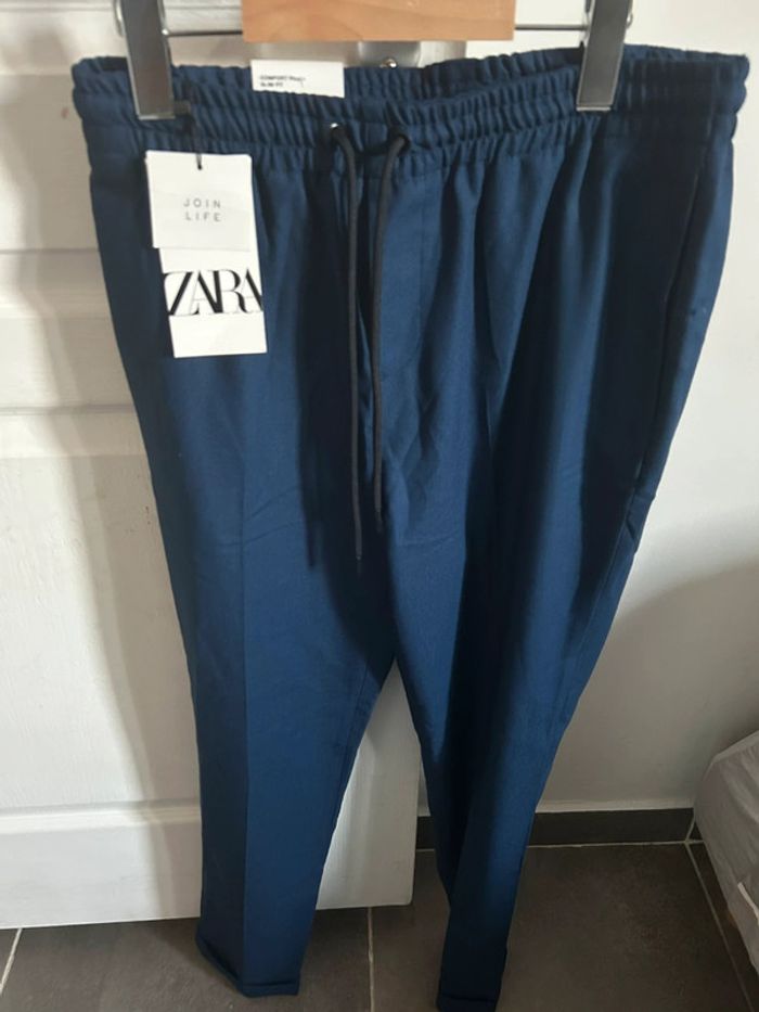 Pantalon Zara bleu - photo numéro 2