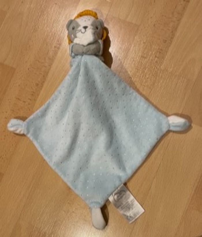 Peluche doudou plat lion Neuf