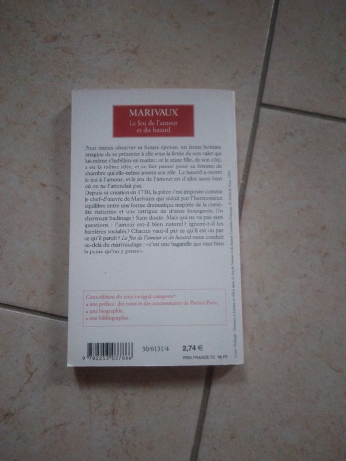 Marivaux le jeu de l'amour et du hasard - photo numéro 2