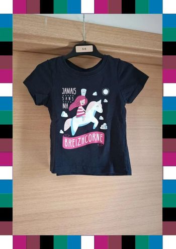 Tee-shirt licorne 4 ans
