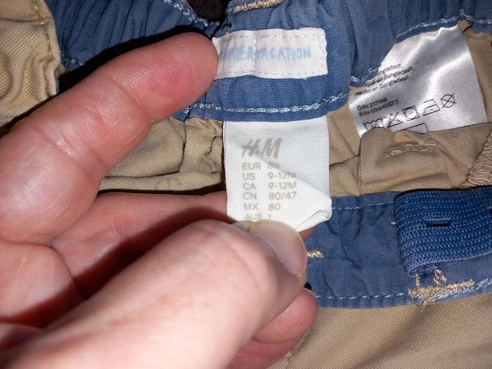 Joli short chino motifs marin 9-12mois - photo numéro 3