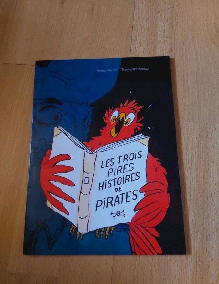 Livre "Les trois pires histoires de pirates " L'école des loisirs BE 🏴☠️