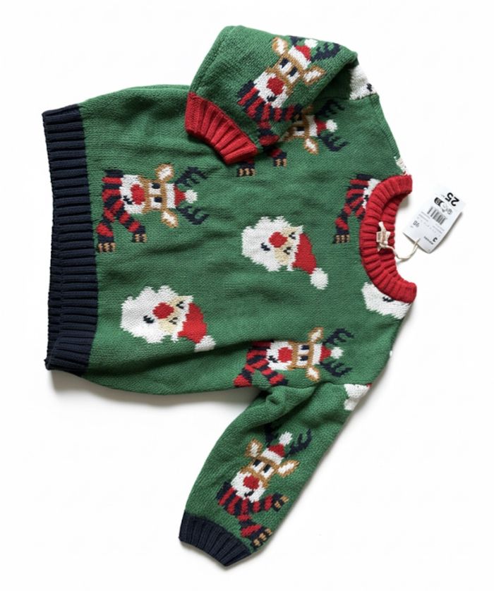 Pull chaud de Noël #du pareil au même #3 ans neuf - photo numéro 3