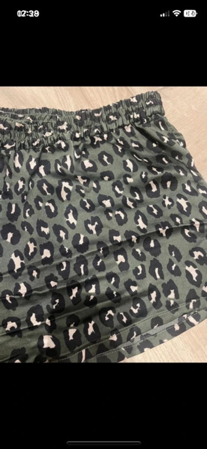 Short de pyjama leopard kaki etam - photo numéro 2